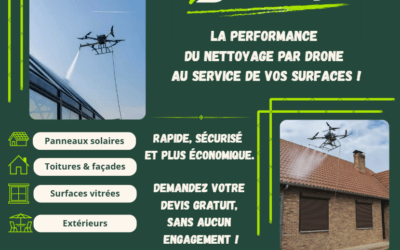 Nettoyage par drone en Belgique – Redonnez de l’éclat à vos structures extérieures