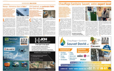 Neosys dans la Gazette VLAN et présent au salon BelHabitat