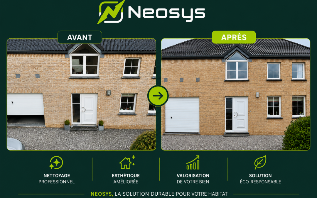 Nettoyage de façade à Tarcienne – Une solution adaptée à chaque bâtiment