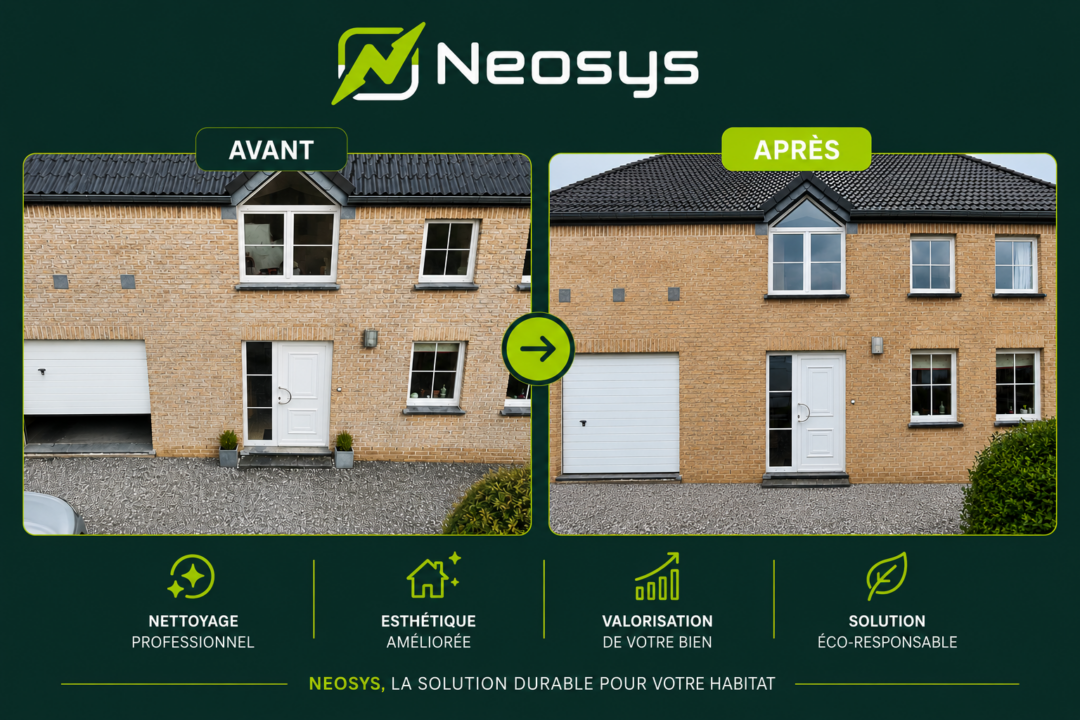 Nettoyage de façade à Tarcienne – Une solution adaptée à chaque bâtiment