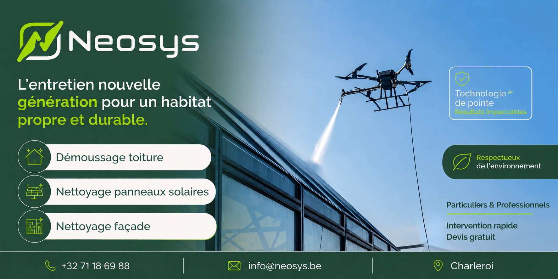 Les services de notre drone