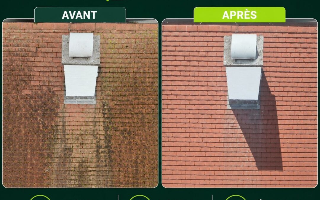 Démoussage toiture par drone à Mellet – Les Bons Villers : une solution moderne, rapide et écologique