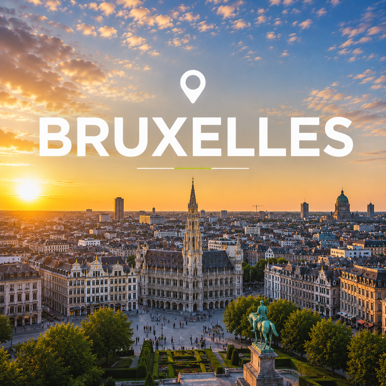 Nettoyage par drone à Bruxelles