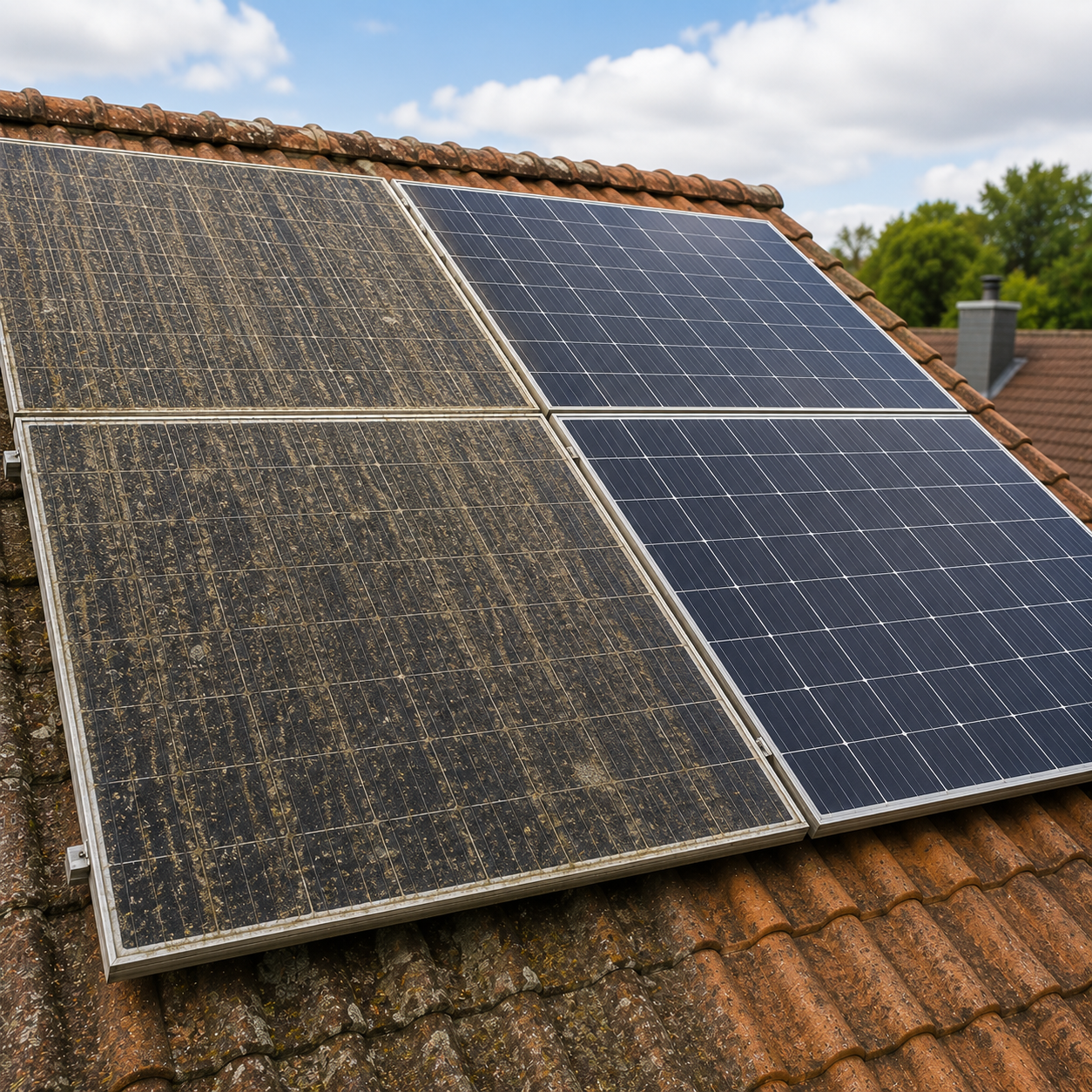 Nettoyage de panneaux solaires par drone