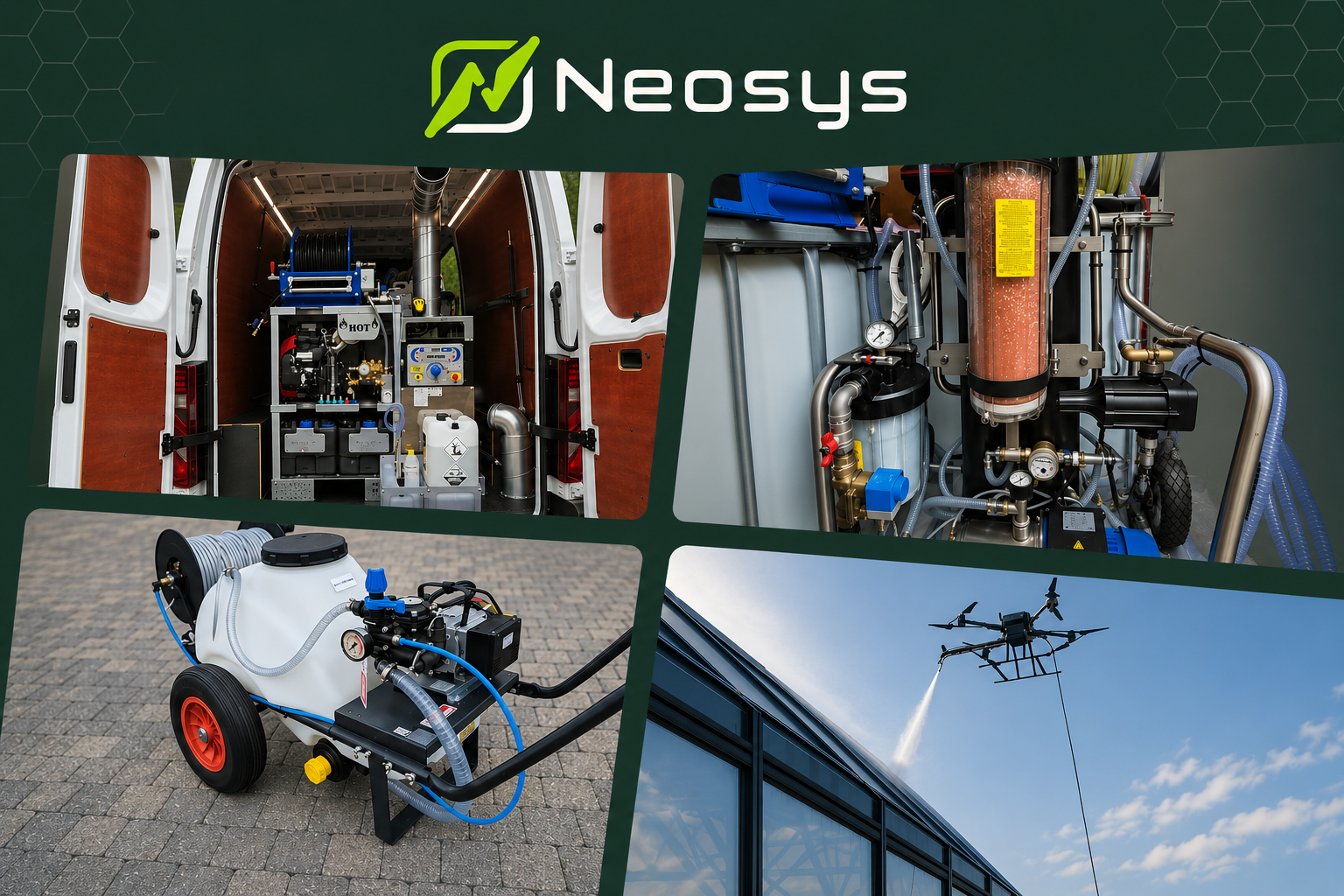 Technologie de nettoyage par drone