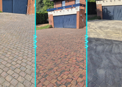 Nettoyage vapeur et remise en état d’une terrasse à Morlanwelz